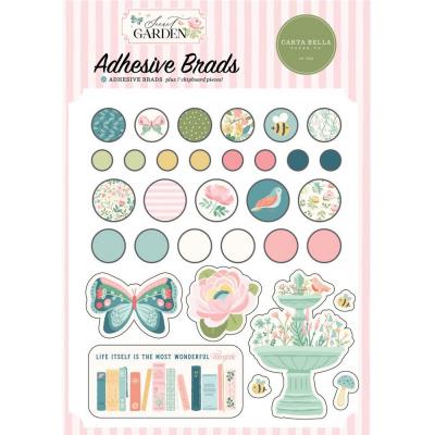 Carta Bella Secret Garden - Adhesive Brads