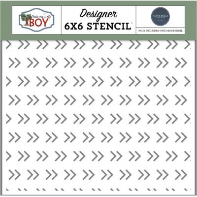 Carta Bella That's My Boy Stencil - Awesome Kid Arrows