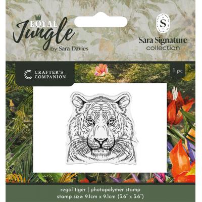 Crafter's Companion Royal Jungle Stempel - Regal Tiger