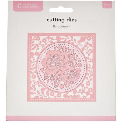 Crafter's Companion Create-a-Card Fancy Frame Metal Die - Floral Dream