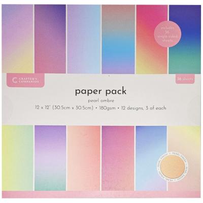 Crafter's Companion Pearl Ombre - Paper Pad