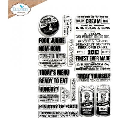 Elizabeth Craft Designs Card Lab Stempel - Let's Eat