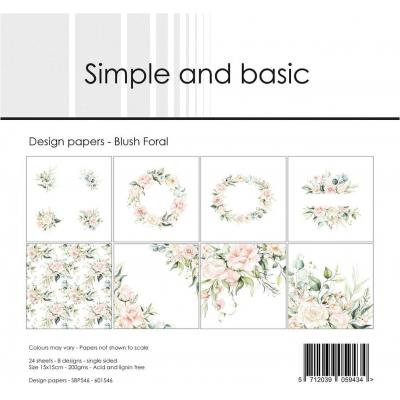 Simple and Basic Paper Pack - Blush Floral