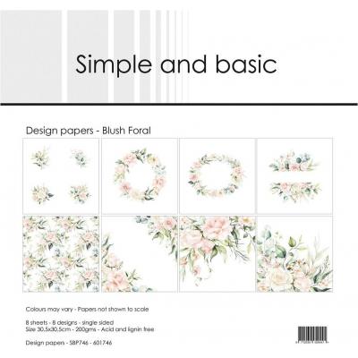 Simple and Basic Paper Pack - Blush Floral