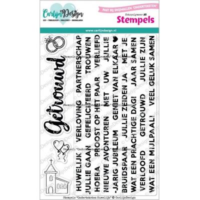 CarlijnDesign Stempel - Onderteksten Huwelijk (NL)