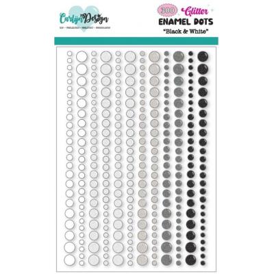 CarlijnDesign Glitter Enamel Dots - Basics