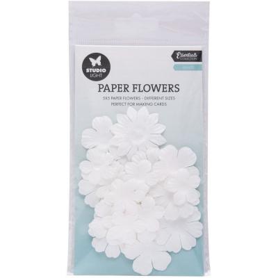 StudioLight Essentials Paper Flowers - White
