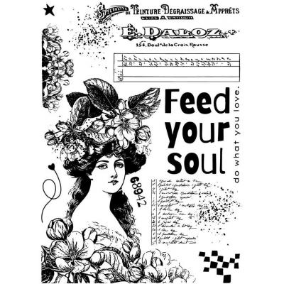 Sizzix by Cat Kerr Stempel + Stencil - Feed your Soul