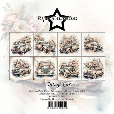 Paper Favourites Paper Pad - Vintage Car
