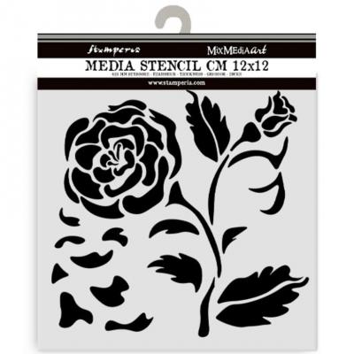 Stamperia Stencil House of Roses - Big Rose