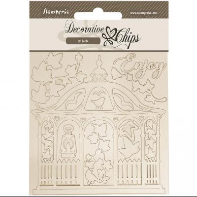 Stamperia House of Roses - Gazebo
