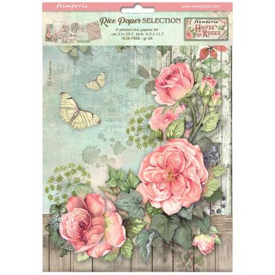 Stamperia Rice Paper House of Roses - Rice Paper Selection