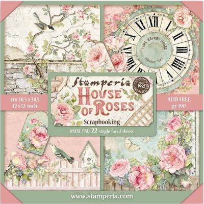 Stamperia House of Roses - Maxi Backgrounds Selection