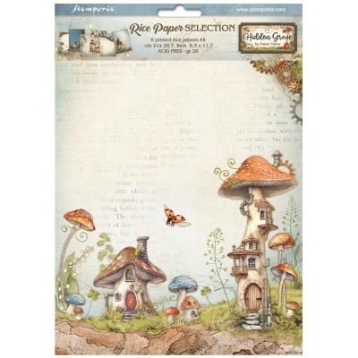 Stamperia Hidden Grove - Rice Paper Selection
