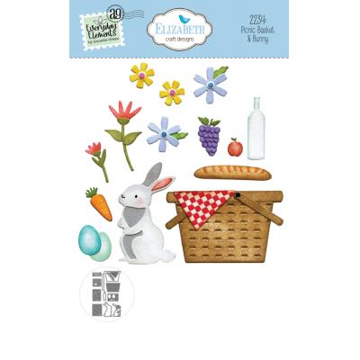 Elizabeth Craft Designs Dies - Picnic Basket & Bunny