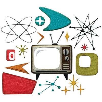 Sizzix Thinlits Die by Tim Holtz - Atomic Retro