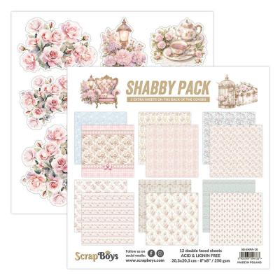ScrapBoys Paper Pad - Shabby Pack