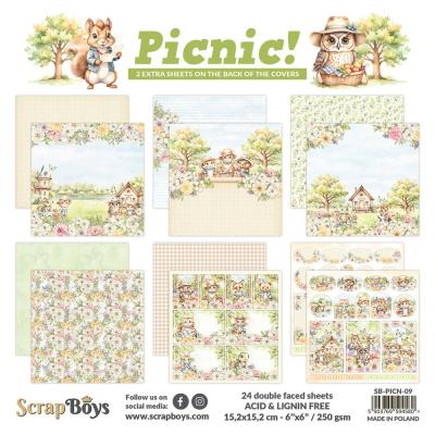 ScrapBoys Paper Pad - Picnic!