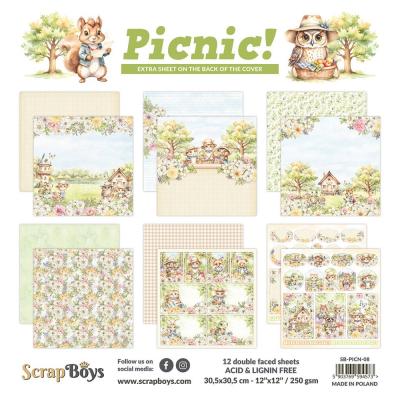 ScrapBoys Paper Pad - Picnic!