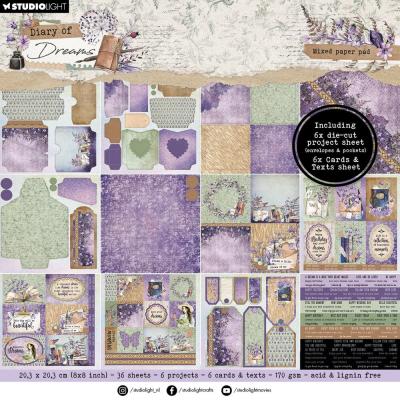 StudioLight Diary of Dreams - Mixed Paper Pad