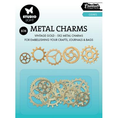 StudioLight Metal Charms - Gears