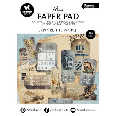 Studio Light Essentials Mini Paper Pad - Explore The World