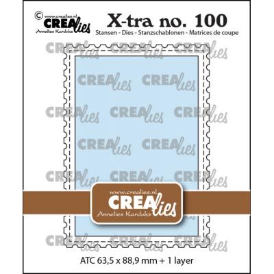 Crealies Cutting Dies - ATC with Postage Stamp Border