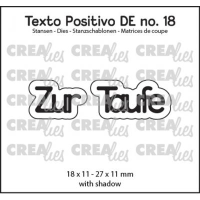 Crealies Cutting Dies - Zur Taufe