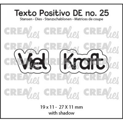 Crealies Cutting Dies - Viel Kraft