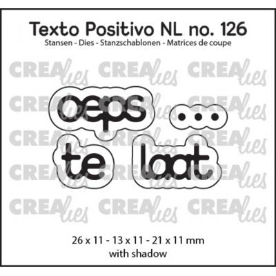 Crealies Cutting Dies - Oeps ... te Laat (NL)