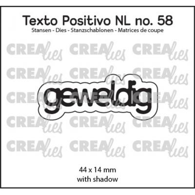 Crealies Cutting Dies -  Geweldig (NL)