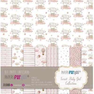 Papers For You Sweet Baby Girl - Canvas Scrap Pack