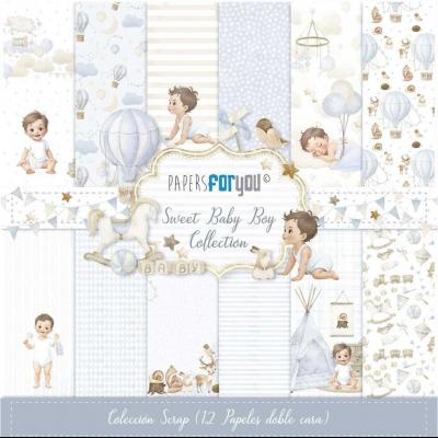 Papers For You Sweet Baby Boy - Scrap Paper Pack