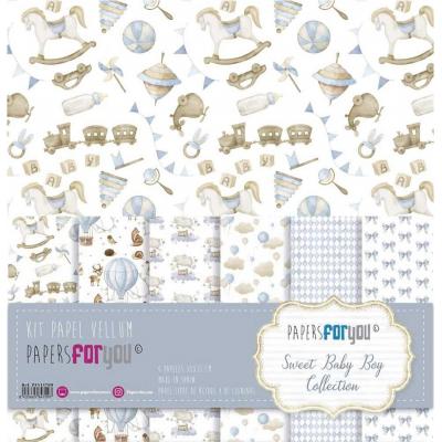 Papers For You Sweet Baby Boy - Vellum Paper Pack
