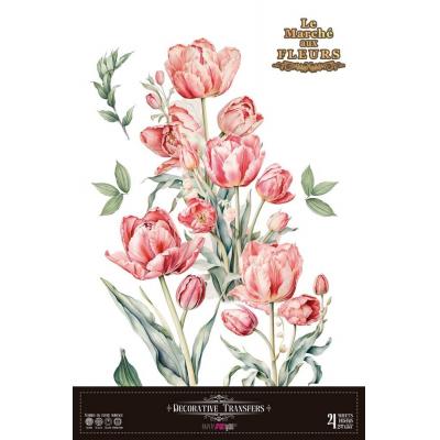 Papers For You Decor Transfers - Tulips