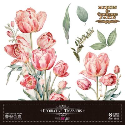 Papers For You Decor Transfers - Tulips