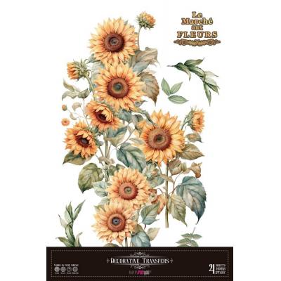 Papers For You Decor Transfers - Sunflowers