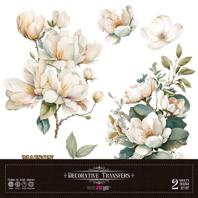 Papers For You Decor Transfers - Magnolias