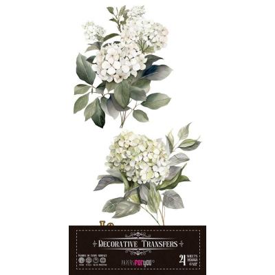 Papers For You Decor Transfers - Hydrangeas