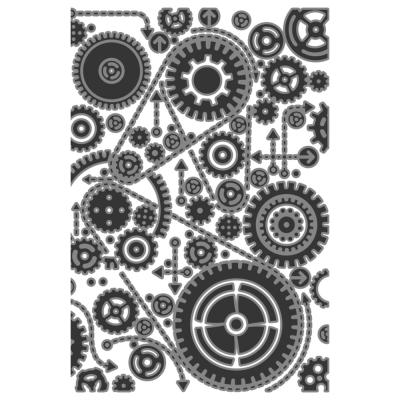 Sizzix Multi-Level Textured Impressions by Tim Holtz - Gears