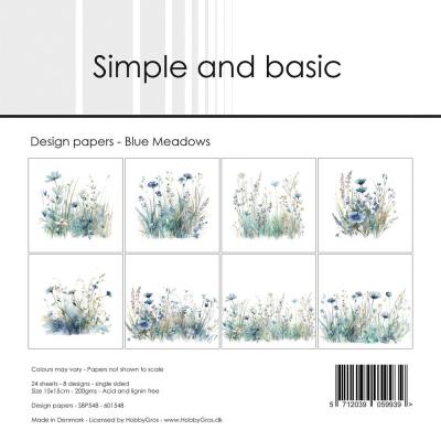 Simple and Basic Paper Pad - Blue Meadows