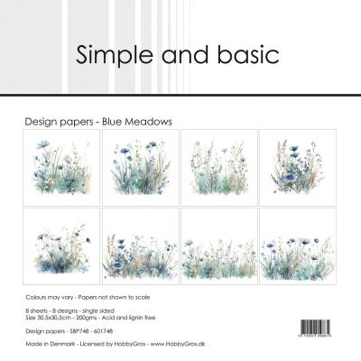 Simple and Basic Paper Pad - Blue Meadows