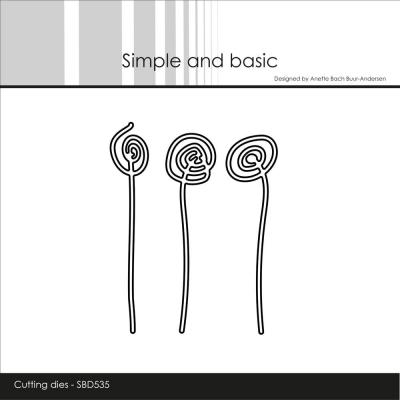 Simple and Basic Cutting Dies - Funky Flowers #1