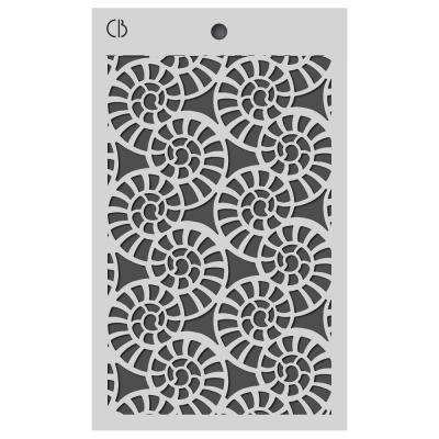 Ciao Bella Cabinet of Curiosities Stencil - Fossil Shell