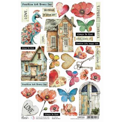 Ciao Bella Majestic Dream Rice Paper - Majestic Dreams Elements