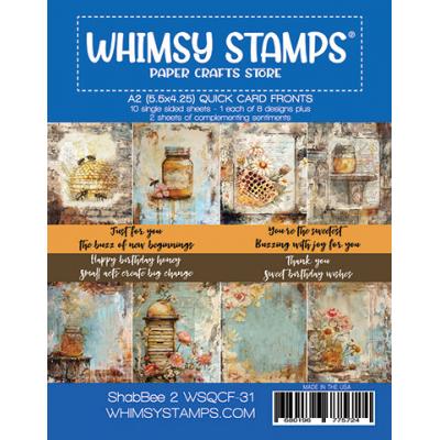 Whimsy Stamps Quick Card Fronts - ShabBEE 2