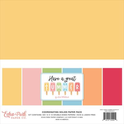 Echo Park Have a great Summer - Coordinating Solids