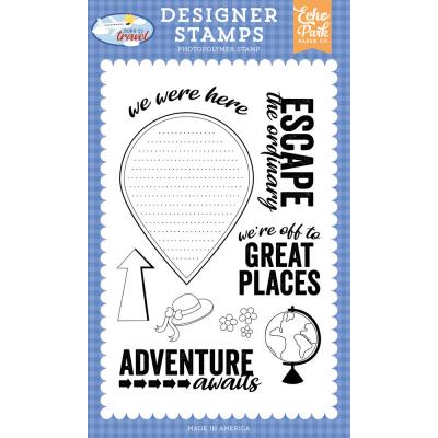 Echo Park Born to Travel - Journaling Pin
