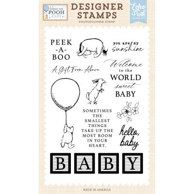 Echo Park Winnie the Pooh Baby - Peek A Boo