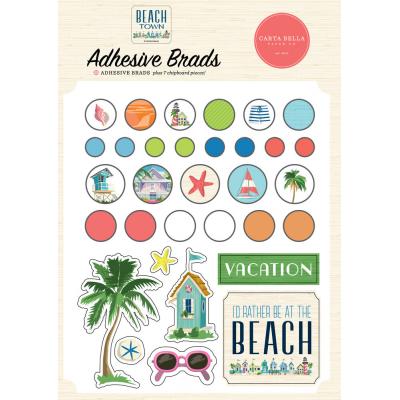 Carta Bella Beach Town - Adhesive Brads